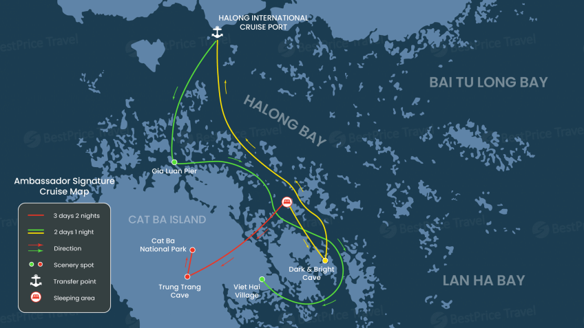 Ambassador Signature Cruise 2 Map